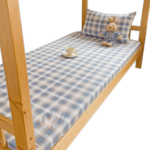 学生宿舍专用水洗棉床笠90x190单人寝室床单床罩薄床垫套罩褥子套