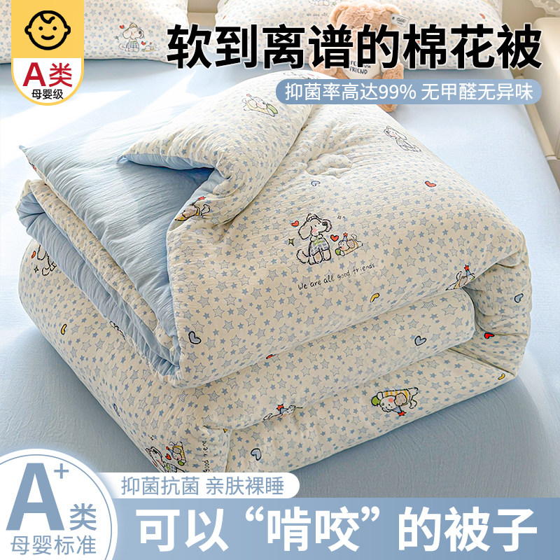 100%新疆棉花纯棉全棉被子棉被芯
