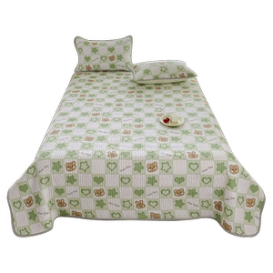 四季通用床盖2024新款单件绗缝榻榻米床单加厚防滑炕盖专用三件套