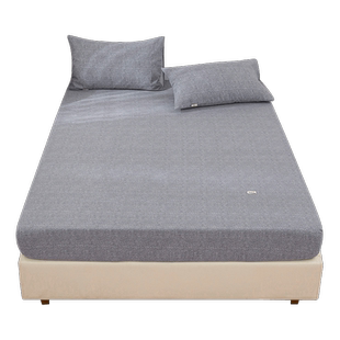 夏季纯棉老粗布床笠单件全棉学生宿舍床垫保护套罩防尘罩床单床罩