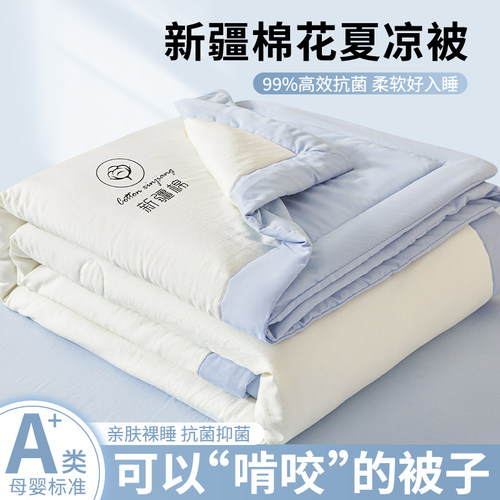 全网底价：A类新疆纯棉棉花夏被