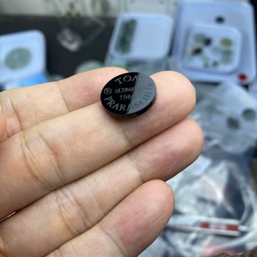 天然翡翠玛瑙台球杆铭牌个性定制质感好耐磨球杆尾堵圆标复刻