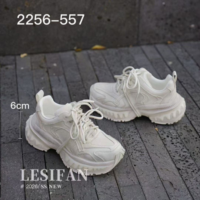 乐思凡lesifan春季新款女鞋时尚休闲鞋老爹鞋复古做旧舒适洋气