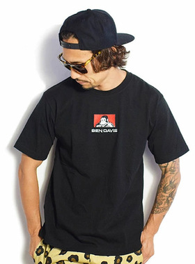 Ben Davis 日版大猩猩短袖T恤潮流小LOGO印花休闲宽松男女情侣TEE