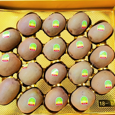 【鲜易达】新鲜水果天津当日达国产黄心猕猴桃奇异果一箱（18个）