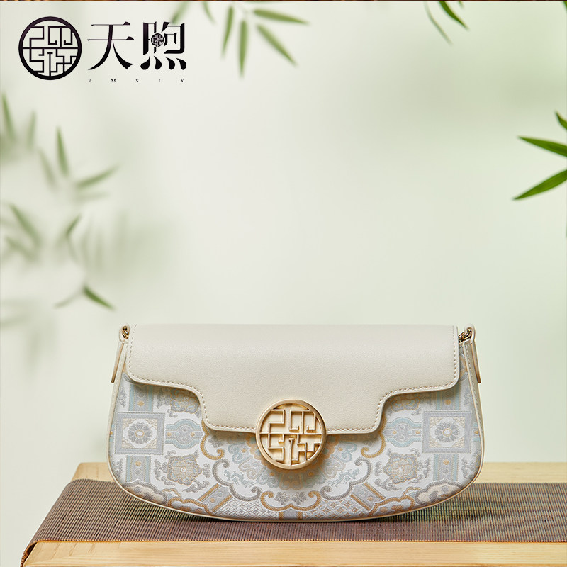 Pmsix天煦新中式2024新款高级感女包生日礼物单肩斜挎百搭手提包