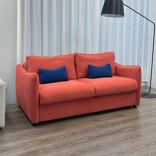 绘美沙发床北欧布艺两用沙发床小户型客厅可折叠家用多功能高端