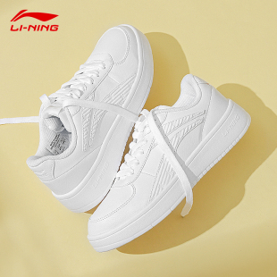 空军一号2026秋季 小白鞋 新款 子滑板惟吾板鞋 男 运动休闲鞋 李宁男鞋