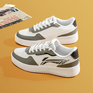 李宁板鞋男2025秋冬季新款低帮休闲鞋男鞋轻便软底潮流时尚运动鞋