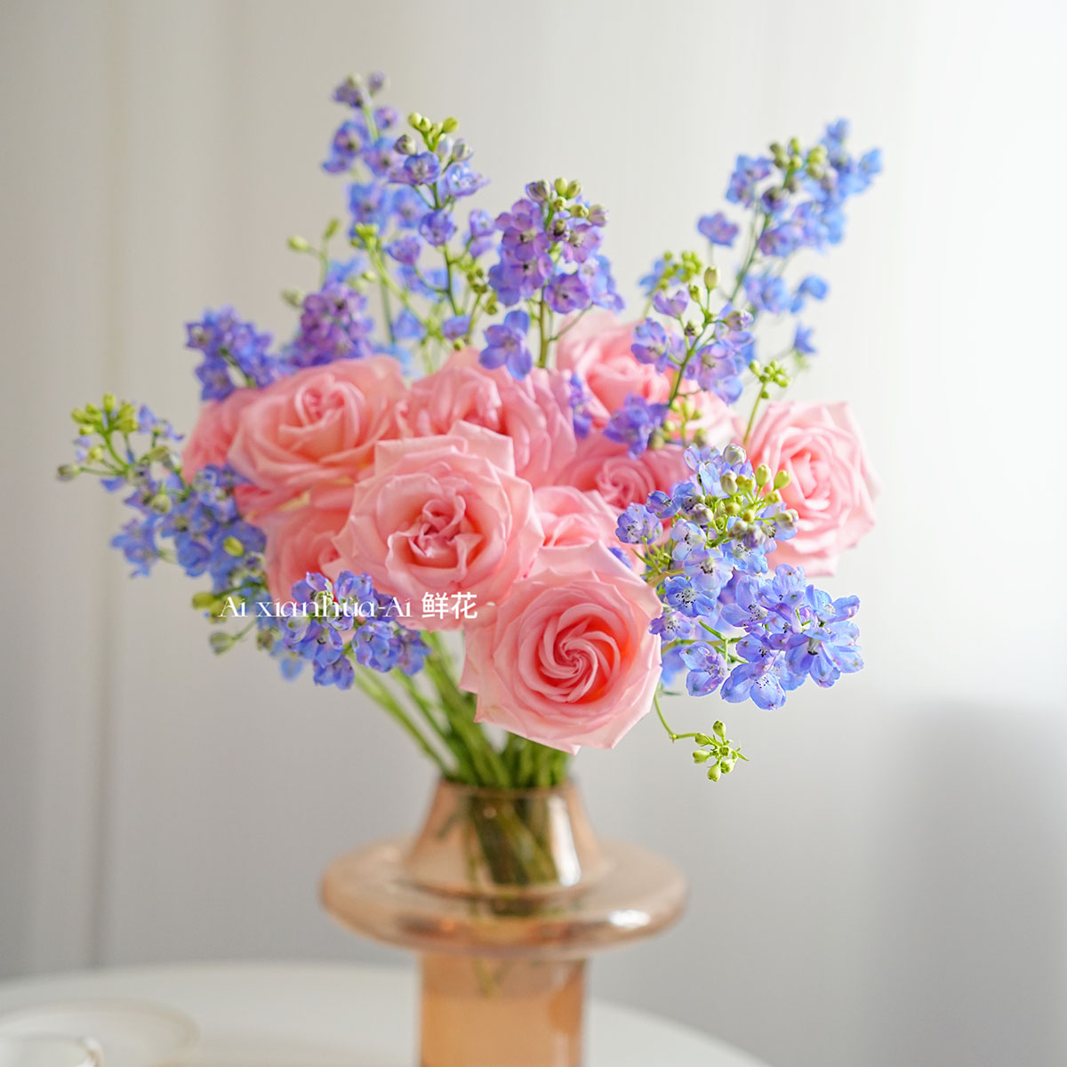 粉色奥斯汀香味非常香水宝塔玫瑰