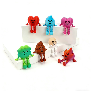 3D打印多关节可动人偶伙伴温暖治愈手办模型儿童玩具男女孩礼物