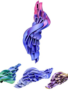 3D打印玩具解压创意指尖史莱姆球立体魔方旋转空间几何新奇益智