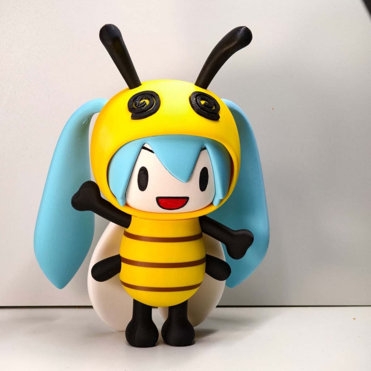 3d打印广东双马尾初音未来蟑螂fufu手办MIKU洛天依摆礼物抽象送礼