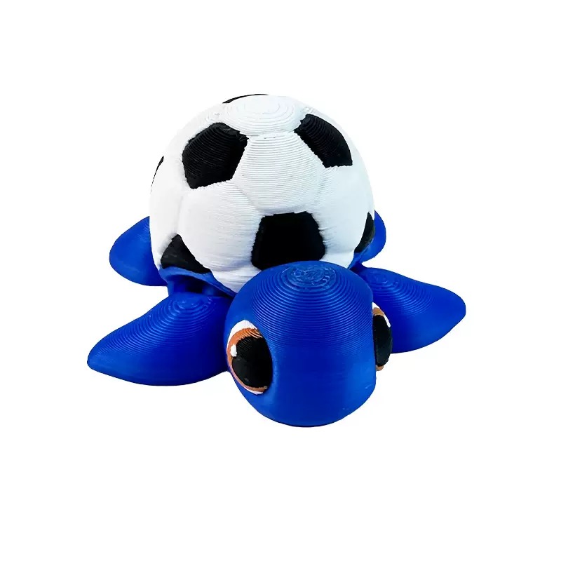 新款3D打印多色乌龟全身关节可动立体仿真动物模型桌面摆件玩具