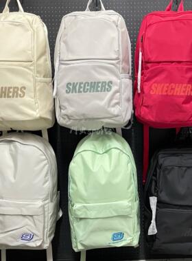 Skechers斯凯奇双肩包书包轻便户外大容量学生男女双肩背包情侣款