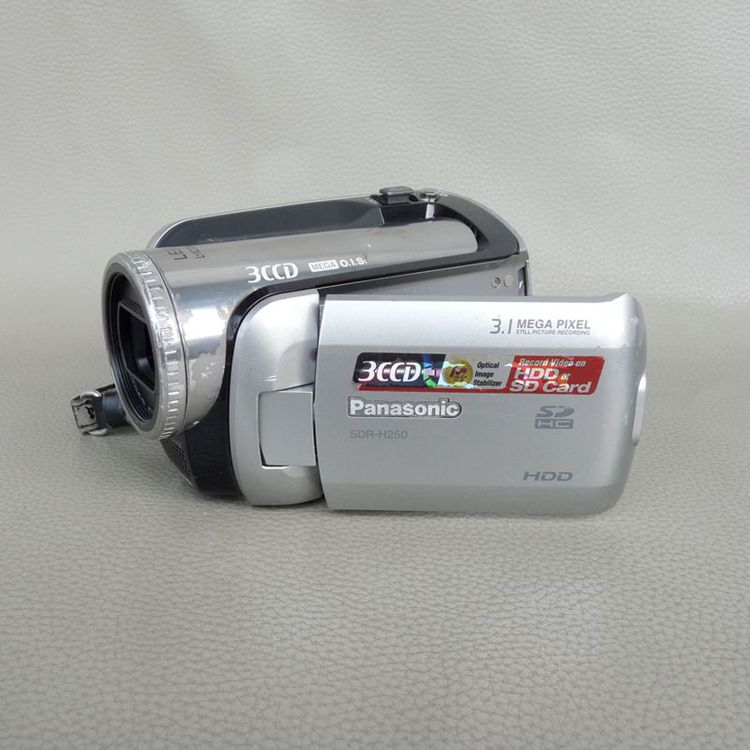 Panasonic/松下 SDR-H258GK数码摄像机硬盘闪存DV复古H250摄影机
