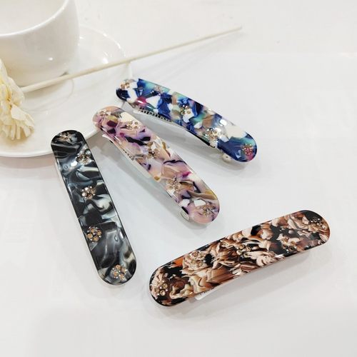 镶钻马尾夹佩妮醋酸发夹简约法式