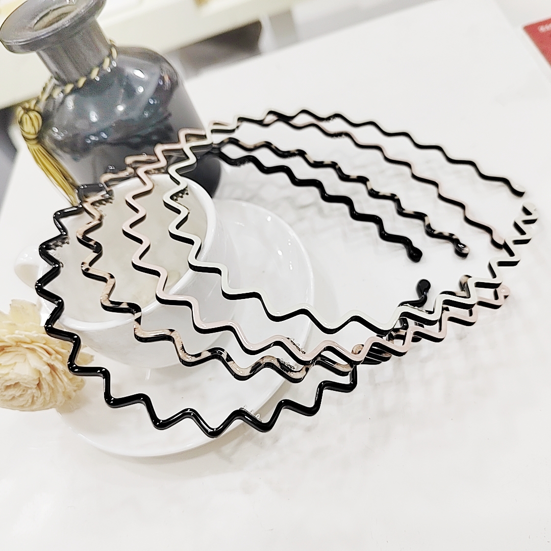 超细发箍佩妮树脂波浪头箍日韩