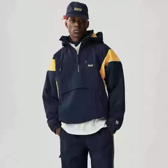 Aime Leon Dore Ald Nylon Waterproof Lightweight Quick-Drying Embroidered Curved Brim Baseball Cap Couple's Peaked Cap