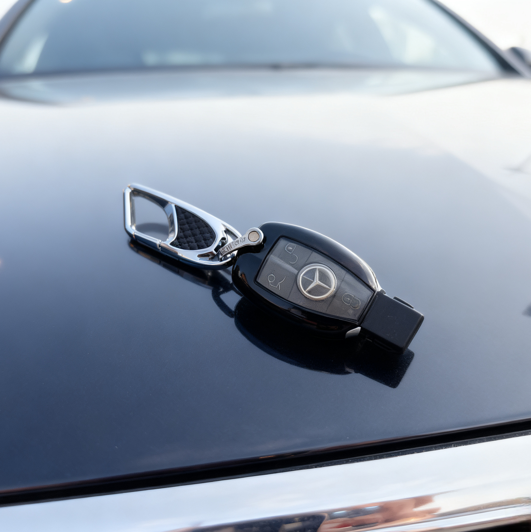 适用奔驰E级钥匙套 B级A级180lc200lgle260gla220glk300全包EQA壳