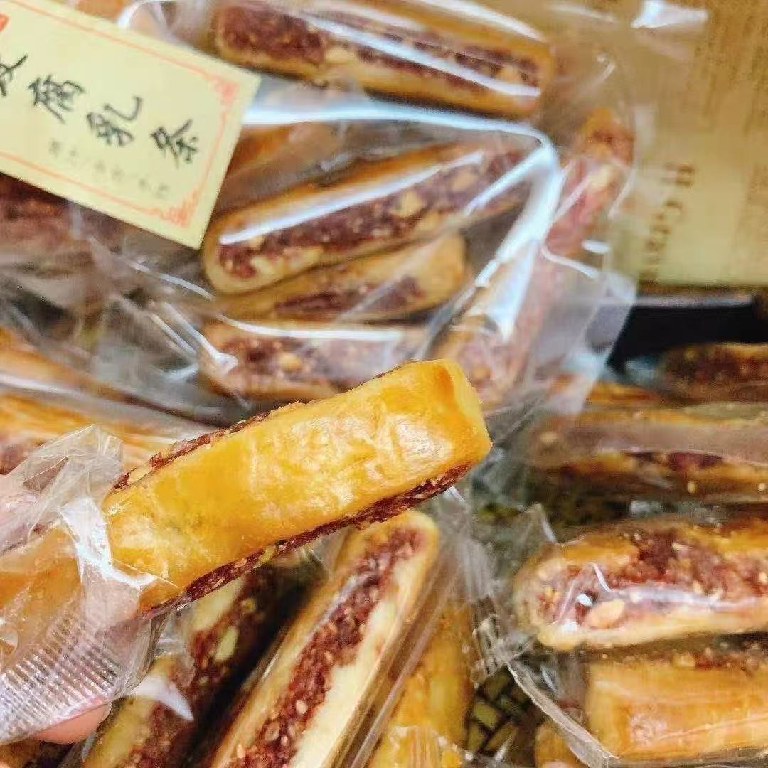 潮汕特产小吃咸香肉馅饼潮州风味传统糕点潮式腐乳条 腐乳柳零食