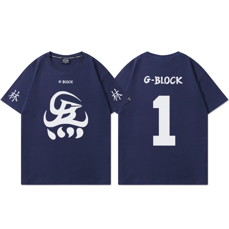 G-BLOCK同款联名T恤男女国潮GAI周延巡演周边嘻哈说唱应援短袖夏