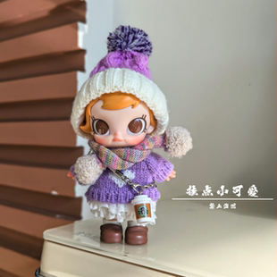 Baby Molly积极入冬指南ob11搪胶着替娃衣服换装秋冬毛衣帽子娃衣