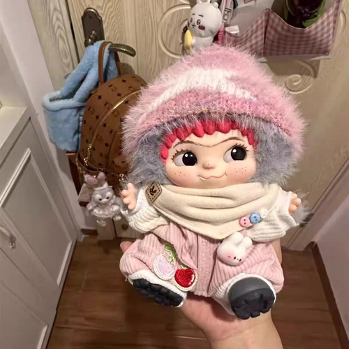 wakuku哇库库20cm娃衣套装搪胶毛绒虞书欣同款玩偶衣服学怪兽