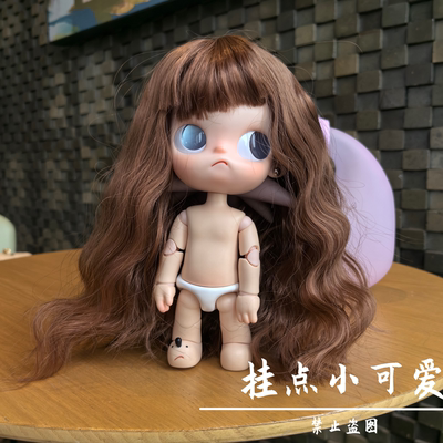 zsiga嘎子姐假发波波卷发可动人偶向往之处假发bjd玩偶假短发可爱