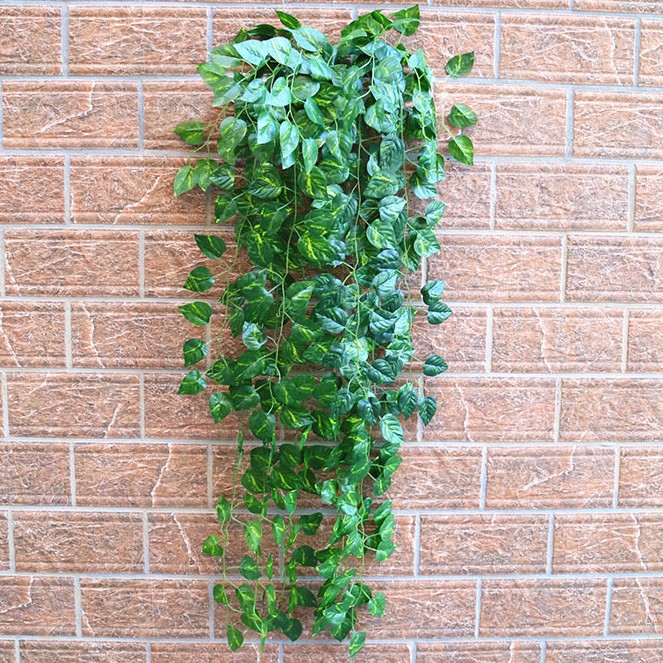 仿真爬山虎绿萝叶壁挂假藤条藤蔓植物常青花藤客厅婚庆装饰塑料花