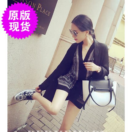女装夏薄 2022 新款 连体裤 女夏 短裤 显瘦 休闲雪纺 宽松韩版