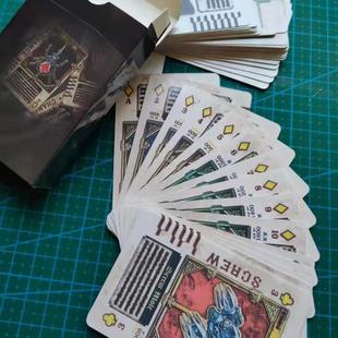 假面骑士剑扑克牌收藏娱乐休闲非联动醒剑整幅54张自制娱乐纸卡牌