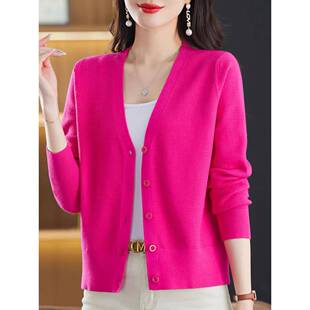 开衫 女士针织衫 短款 时尚 秋 针织衫 洋气胖MM针织衫 披肩外套2025新款