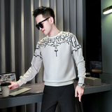 黑首314B-2-WY193-P58控78秋新款卫衣男时尚潮流百搭上衣男，男装卫衣，星座314B-2