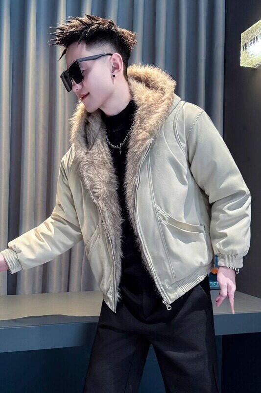 白首314B-2-F08-P148控198冬款加厚棉衣男休闲棉服外套,男装棉衣,星座314B-2