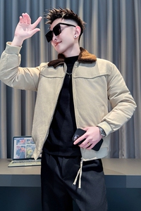 灰首314B-2-F05-P138控178冬款加厚棉衣男休闲棉服外套图片