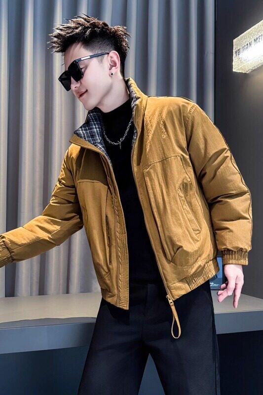 黄首314B-2-M51-P138控178冬款加厚棉衣男休闲外套修身棉服,男装棉衣,星座314B-2