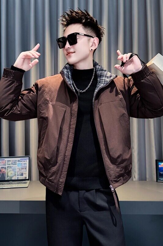 黑首314B-2-M51-P138控178冬款加厚棉衣男休闲外套修身棉服,男装棉衣,星座314B-2