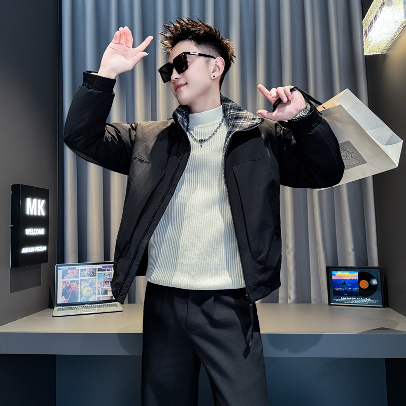 黑首314B-2-M51-P138控178冬款加厚棉衣男休闲外套修身棉服，男装棉衣，星座314B-2