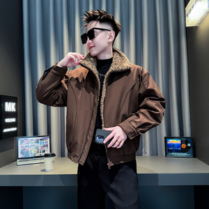 黑首314B-2-F09-P138控178冬款加厚棉衣男休闲棉服外套图片