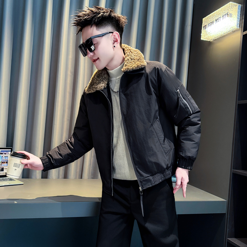 黑首314B-2-F07-P138控178冬款加厚棉衣男休闲棉服外套，男装棉衣，星座314B-2