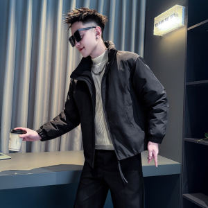 灰白首314B-2-F06-P138控178冬款加厚棉衣男休闲棉服外套图片