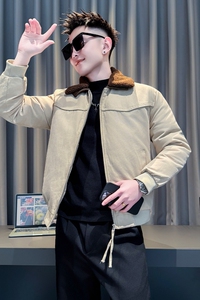 黑首314B-2-F05-P138控178冬款加厚棉衣男休闲棉服外套图片