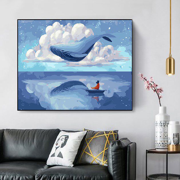 数字油画diy油彩画卡通动漫风景填色画手工数码填充画减压装饰画|ruв категории Домашний быт, декоративная живопись, DIY/цифровой живописи - от Buy2taobao.com для оказания профессиональной услуги покупки агента Taobao