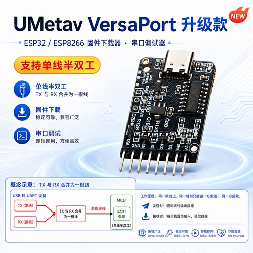ESP32Type-C高速串口烧录下载器