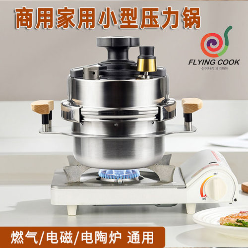 小型不锈钢电磁燃气两用压力锅