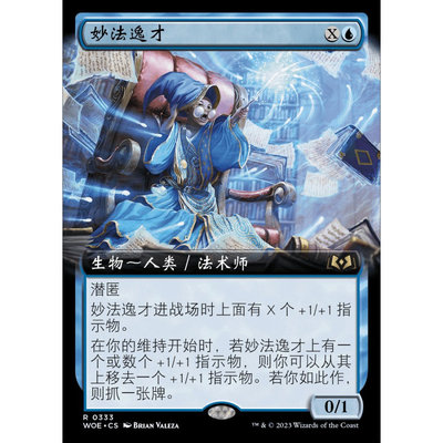 【学府卡牌】万智牌 妙法逸才 中英文 扩画 闪 艾卓仙踪 WOE