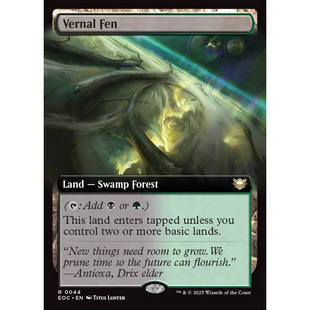 【学府卡牌】万智牌 翠意泽地 英文 扩画 虚空边域 指挥官 EOC