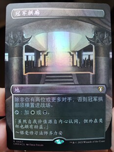 【学府卡牌】万智牌 MTG 冠军拱廊 简中 扩画闪 指挥官大师 CMM