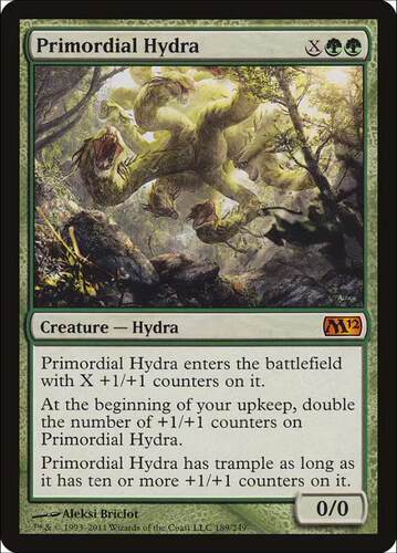 【学府卡牌】万智牌 原初多头龙 Primordial Hydra M12 M13 中 英